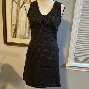 Gray Tie Back Dress X-Small